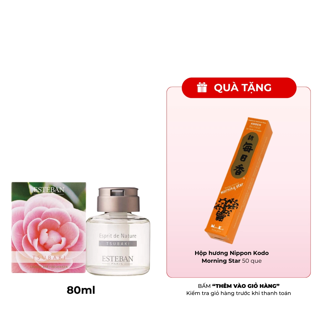 Nước hoa dùng trong ô tô Nippon Kodo Esteban 88ml (Hương hoa trà)