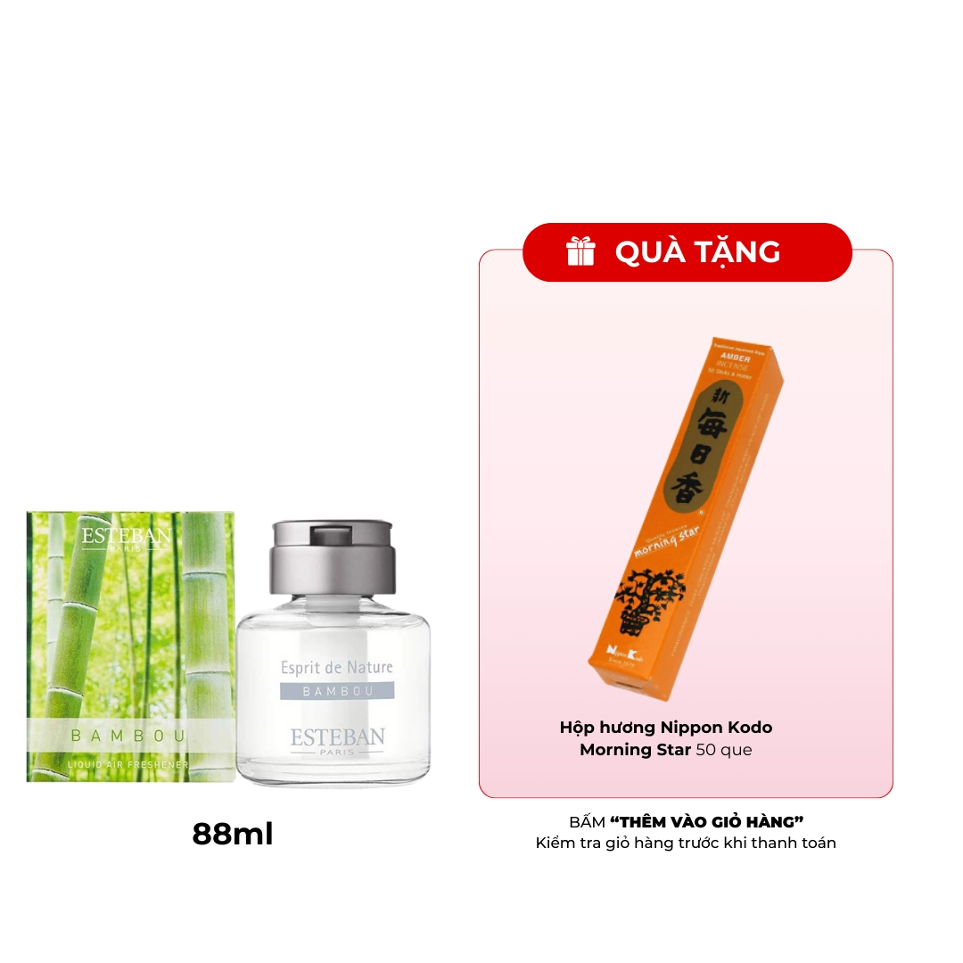 Nước hoa dùng trong ô tô Nippon Kodo Esteban 88ml (Hương tre)