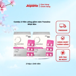 Combo 2 Viên uống giảm nám Transino Nhật Bản 240 viên (Nội địa)