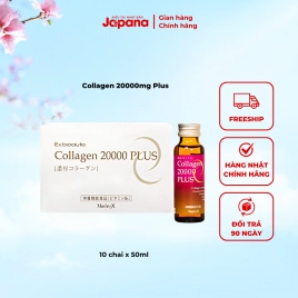 Nước uống đẹp da Collagen 20000mg Plus (Hộp 10 chai x 50ml)