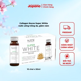 Nước uống Collagen trắng da, giảm nám Nucos Super White (Hộp 10 chai x 50ml)