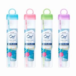 Set vệ sinh răng miệng du lịch, văn phòng Sunstar Ora2 gồm bàn chải đánh răng và kem đánh răng 