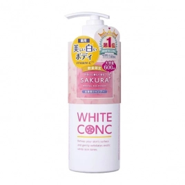 Sữa tắm trắng sáng da toàn thân WHITE CONC - HƯƠNG ANH ĐÀO 600ml (phiên bản mùa xuân)