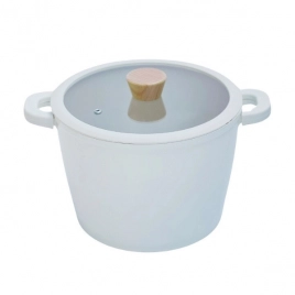 Nồi nhôm đúc thành cao đáy từ nguyên khối Elegant Kaiyo, 24cm