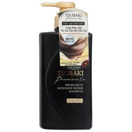 Dầu Gội Phục Hồi Chuyên Sâu Tái Tạo Hư Tổn 490ml (Tsubaki Premium Ex Intensive Repair Shampoo)