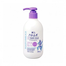 Sữa dưỡng thể chống nắng nâng tông Hatomugi The UV Milky Gel UV Care & Tone Up SPF31 PA+++ 250ml