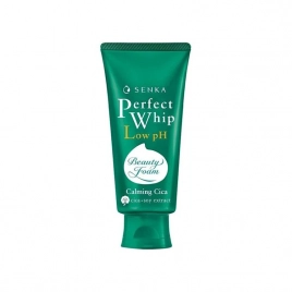 Sữa Rửa Mặt Lành Tính Mướt Mịn Senka Perfect Whip Low Ph Calming Cica 100G