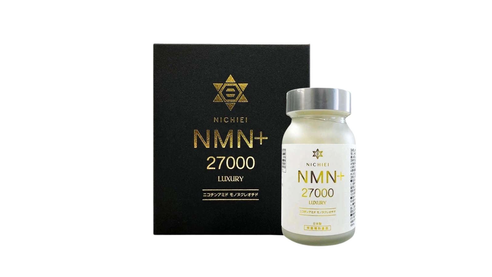 Viên uống NMN 27000 LUXURY trẻ hóa làn da 90 viên