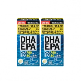 Combo 2 Viên uống bổ não Orihiro DHA EPA Nhật Bản 180 viên