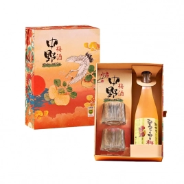 Hộp quà Tết Bách Hạc Ngàn Hoa - Rượu mơ Nakano Citrus 720ml