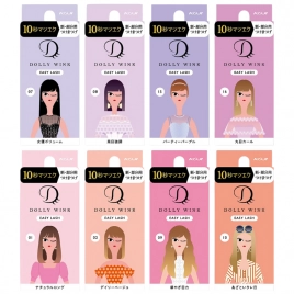 Lông mi giả Koji Dolly Wink Easy Lash (1 cặp + keo dán 1g)
