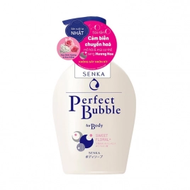 Sữa tắm Senka Perfect Bubble Sweet Floral 500ml