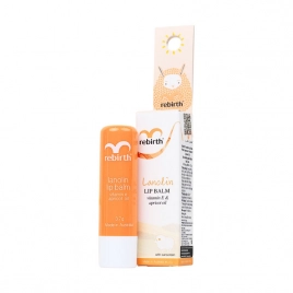 Son dưỡng môi nhau thai cừu Rebirth Lanolin Lip Balm 3.7g