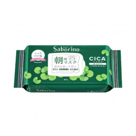 Mặt Nạ Tinh Chất Rau Má Dành Cho Da Mụn Saborino Morning Facial Sheet Cicacare 22 (28 miếng)