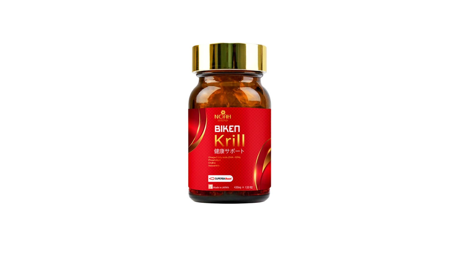 Viên uống dầu nhuyễn thể Superba Boost Biken Krill 120 viên