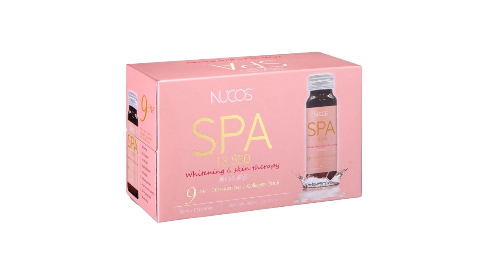 Nước uống Collagen Nucos Spa 13,500mg (Hộp 10 chai x 50ml)