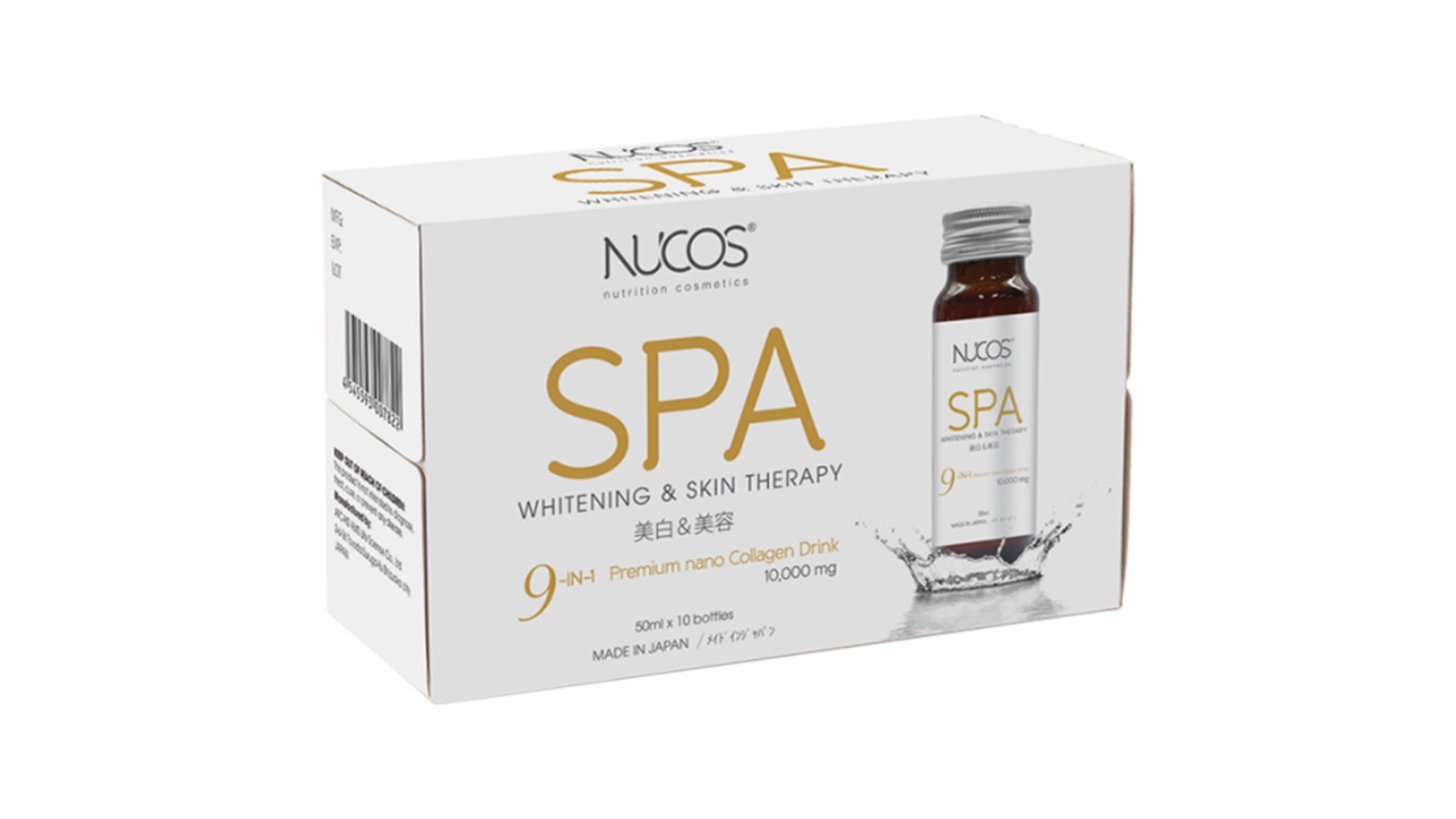 Nước uống Collagen Nucos Spa 10,000mg (Hộp 10 chai x 50ml)