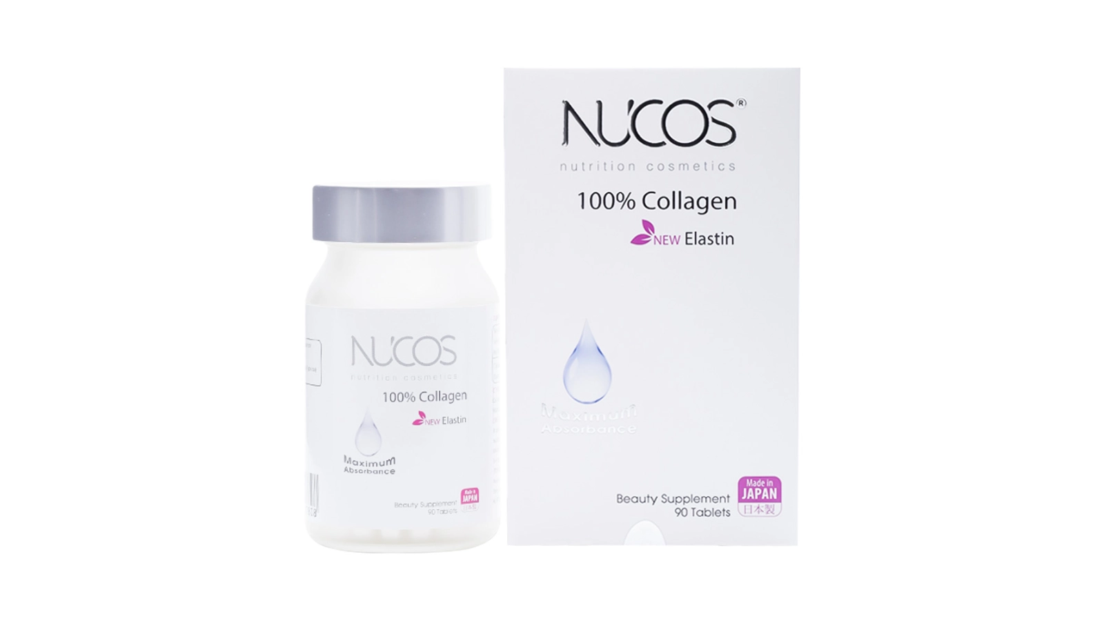 Viên uống ngừa lão hóa 100% Collagen Nucos 750mg 90 viên