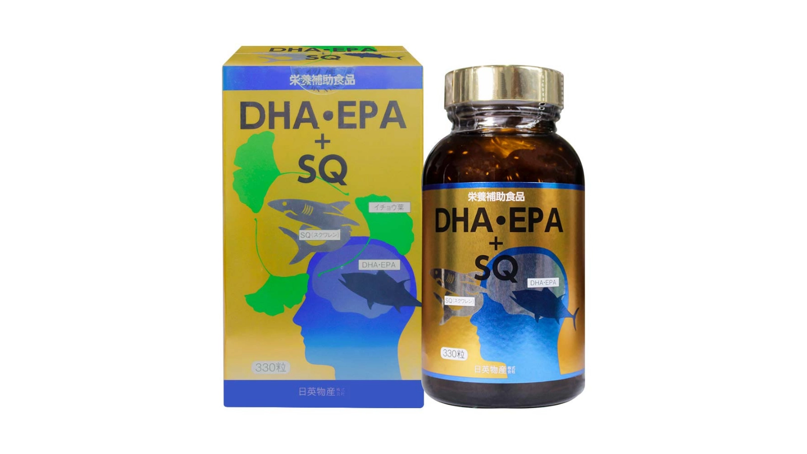 Viên uống dầu cá bổ sung DHA & EPA SQ Nichiei Bussan 330 viên