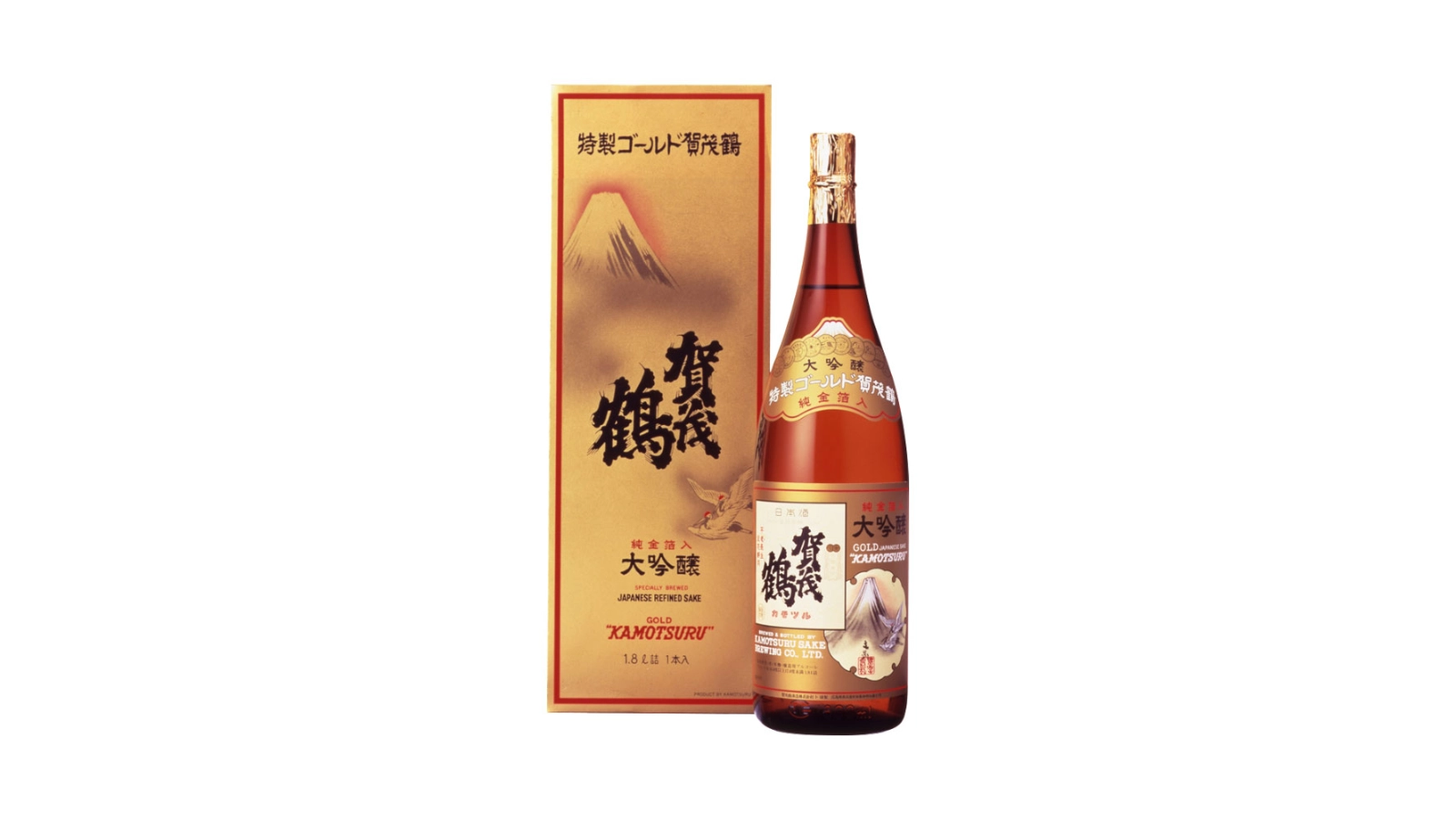 Rượu Sake Kamotsuru Daiginjo Gold 1800ml