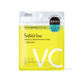 Mặt Nạ Làm Sáng Phục Hồi Và Dưỡng Ẩm Chuyên Sâu Saborino Medical Facial Sheet Mask Brightening (10 miếng)