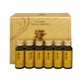 Nước uống dạng tảo, tăng cường đề kháng, ngăn ngừa ung thư Fucoidan Umi No Shizuku (3 hộp x 10 chai x 50ml)