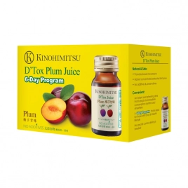 Nước uống hỗ trợ thải độc cơ thể Kinohimitsu D Tox Plum Juice (Hộp 6 chai x 30ml)