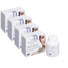 Combo 4 Viên uống trắng da, giảm nám Nucos White 60 viên