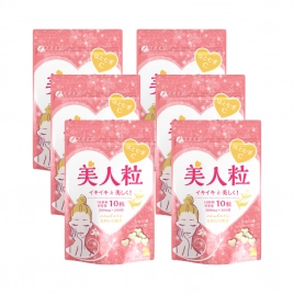 Combo 6 Viên uống trắng da Hatomugi & Vitamin C Fine Japan 200 viên