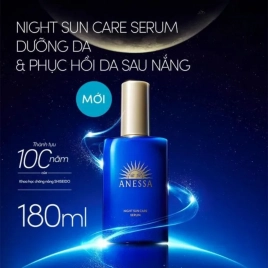 Serum dưỡng sáng và phục hồi da sau nắng Anessa Night Sun Care Serum - 180ml