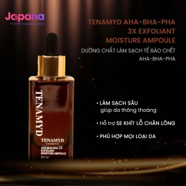 Dưỡng chất làm sạch tế bào chết Tenamyd AHA-BHA-PHA 3X Exfoliant Moisture Ampoule 30ml