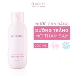 Nước dưỡng da trắng hồng và mờ thâm sạm Senka  Aqua Bright Lotion 200ml