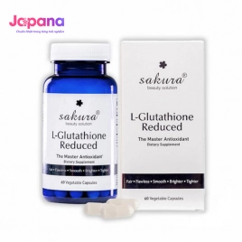 Viên Uống Trắng Da Sakura L-Glutathione Reduced (60 Viên)