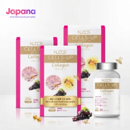 Combo 3 Viên uống Collagen ngăn ngừa lão hóa Nucos Cells-up Collagen 250mg 180 viên 
