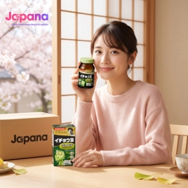 Viên uống bổ não giúp tập trung, cải thiện trí nhớ và phục hồi tế bào não Noguchi Ginkgo Leaf 60 viên