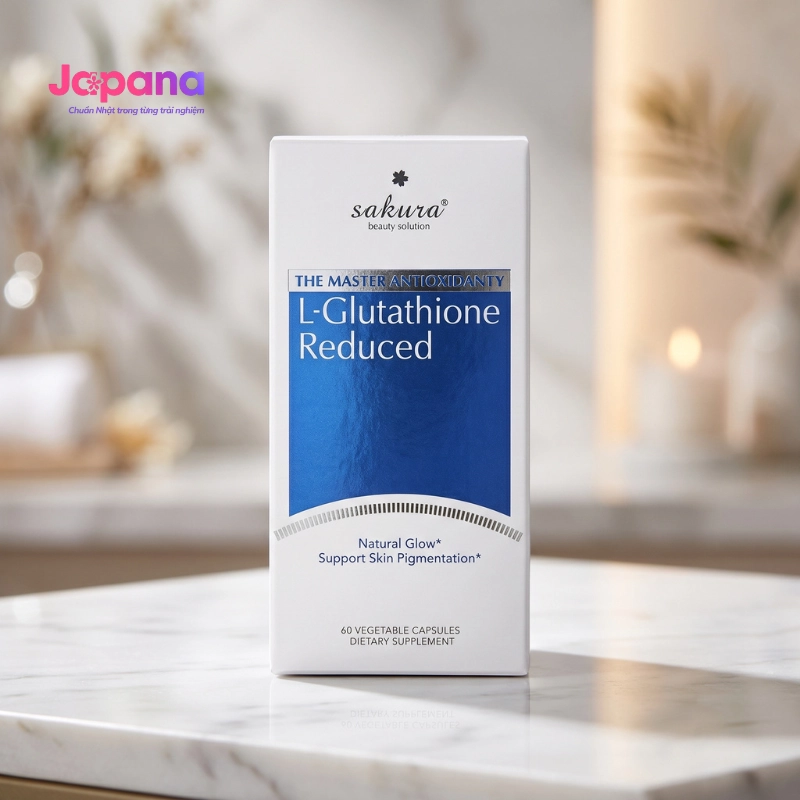 sakura l-glutathione reduced Viên uống trắng da 60 Viên Mary&May Tranexamic Acid+Glutathione Eye clinically-proven Size:10mg Pre-Filled Pen (SubQ)