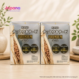 Combo 2 Viên uống phòng ngừa đột quỵ, tai biến Nattokinase Nano Premium 120 viên