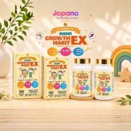 Combo 4 Viên uống tăng chiều cao và phát triển trí não Nano Growth Habit EX 120 viên 