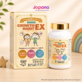 Combo 2 Viên uống tăng chiều cao và phát triển trí não Nano Growth Habit EX 120 viên
