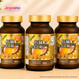 Combo 3 Viên uống hỗ trợ giải độc gan Nichiei Bussan Liver Hydrolyzate Plus 180 viên
