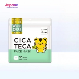 Mặt nạ phục hồi da Kirei to Mirai  Cica teca Face Mask 30 miếng