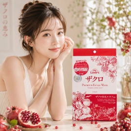 Mặt nạ dưỡng ẩm chiết xuất Lựu đỏ My Lover's Zakuro Premium Facial Mask 5 miếng