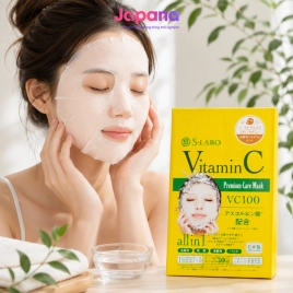 Mặt nạ dưỡng ẩm làm sáng da S-LABO Vitamin C Face Mask 5 miếng