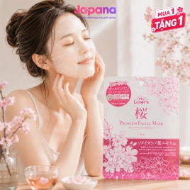 Mặt nạ dưỡng ẩm chiết xuất hoa Anh Đào My Lover's Sakura Premium Facial Mask 1 miếng