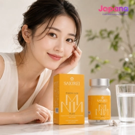 Viên uống hỗ trợ chống lão hóa Sakirei Premium NMN 9120 Nhật Bản 30 viên