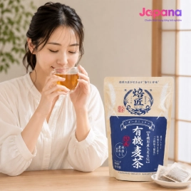 Trà lúa mạch hữu cơ túi lọc Baisho Nhật Bản 20 túi 