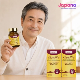 Combo 2 hộp Viên uống hỗ trợ điều hòa đường huyết Waki Bewel Glucowel - 45 viên