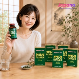Combo 5 hộp Tảo lục Chlorella Royal DX Nhật Bản 1550 viên