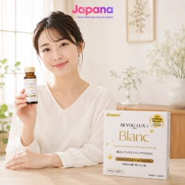 Nước uống Placenta & Collagen 2in1 Beyou Lux Blanc - Hộp 6 chai x 50ml - Date 09/2027