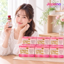 Combo 6 hộp Nước uống Collagen & Hyaluron Fine Japan Plus 5.250mg (Hộp 10 chai x 50ml)